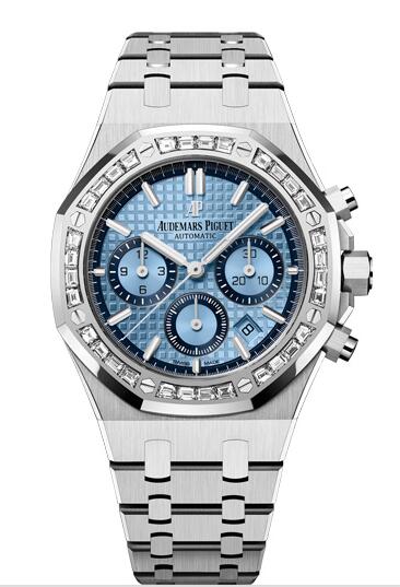 Audemars Piguet Royal Oak Chronograph 38 White Gold Diamond 26318BC.ZZ.1256BC.01 Replica Watch Audemars Piguet Royal Oak Chronograph 38 White Gold Diamond 26318BC.ZZ.1256BC.01 Replica Watch